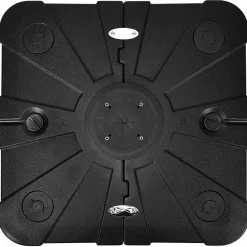 Tangkula Cantilever Offset Patio Umbrella Base Weight Stand with Wheels, 260lbs Wet Sand Filled Weight