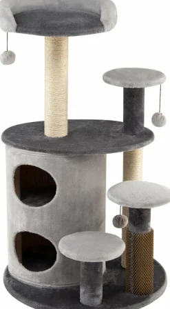 Tangkula Cat Tree for Indoor Cats, 40 Inch Multi-Level Cat Tower with Scratching Posts