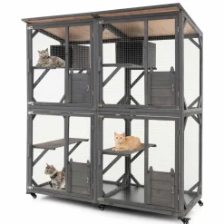 Tangkula Catio Outdoor Cat Enclosure Large