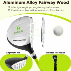 Tangkula 165CC Junior #3 Fairway Wood for Kids