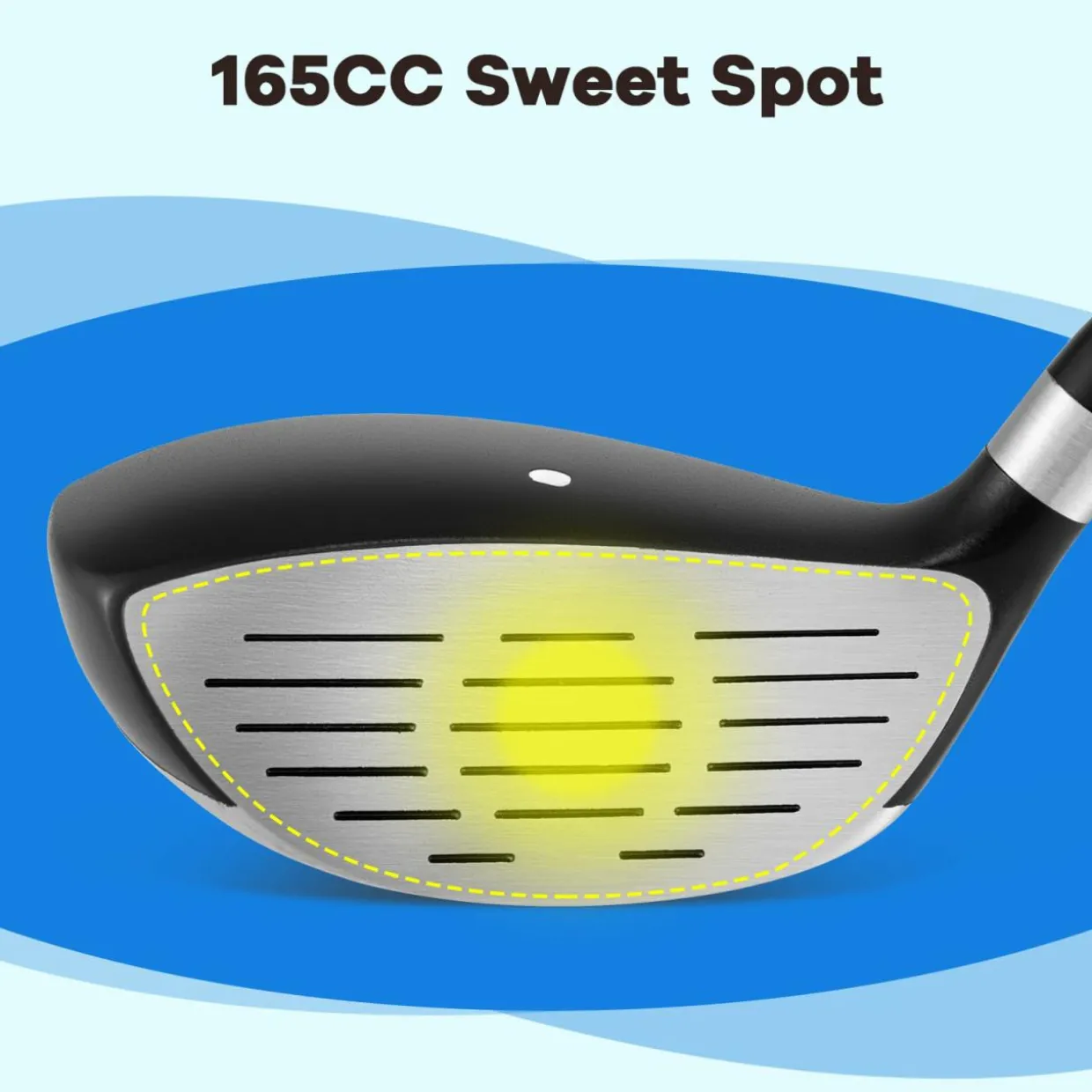 Tangkula 165CC Junior #3 Fairway Wood for Kids