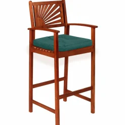 Tangkula Chair Cushions for Dining Chairs 4 Pack, 17.5” x 17”U-Shaped Chair Pads with Polyester Cover