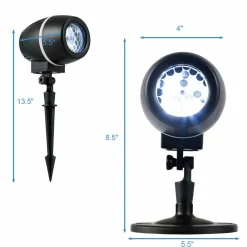Tangkula Christmas Snowflake LED Projector Lights