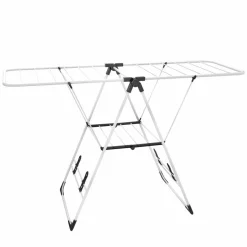 Tangkula Clothes Drying Rack, Collapsible Laundry Rack with Hanging Rods