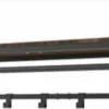 Tangkula Coat Rack Wall Mount with Shelf, Entryway Coat Hanger with 4 Hooks