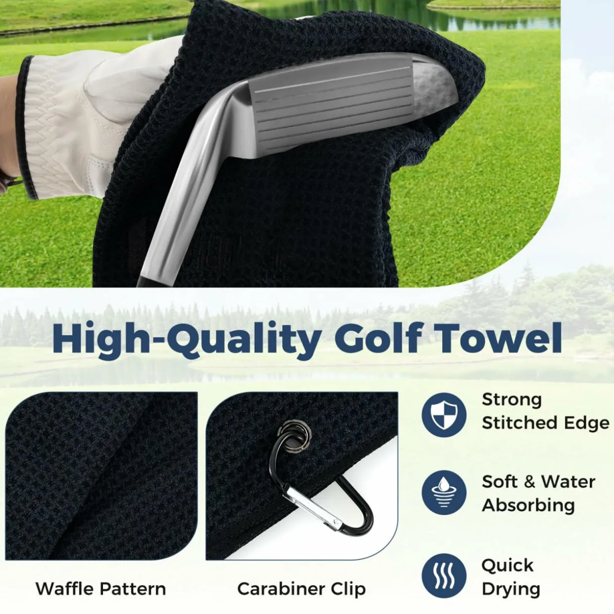 Tangkula Complete Golf Accessories Set, Golf Accessories Kit includes Golf Balls