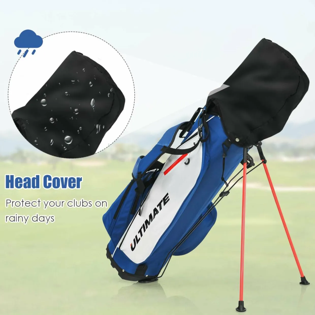 Tangkula Complete Golf Clubs Package Set 10 Pieces for Men & Women Right Hand