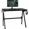 Tangkula Computer Desk Gaming Desk, E Sports Gamer Table