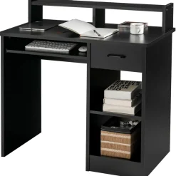 Tangkula Computer Desk, Home Office Wooden PC Laptop Desk