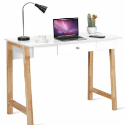 Tangkula Computer Desk with Storage Drawers