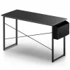 Tangkula Computer Desk with Storage Bag, Home Office Writing Study Desk