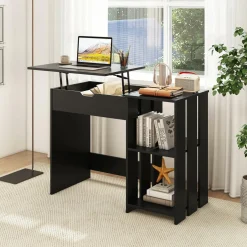 Tangkula Computer Desk with Lift Top