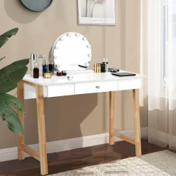 Tangkula Computer Desk with Storage Drawers
