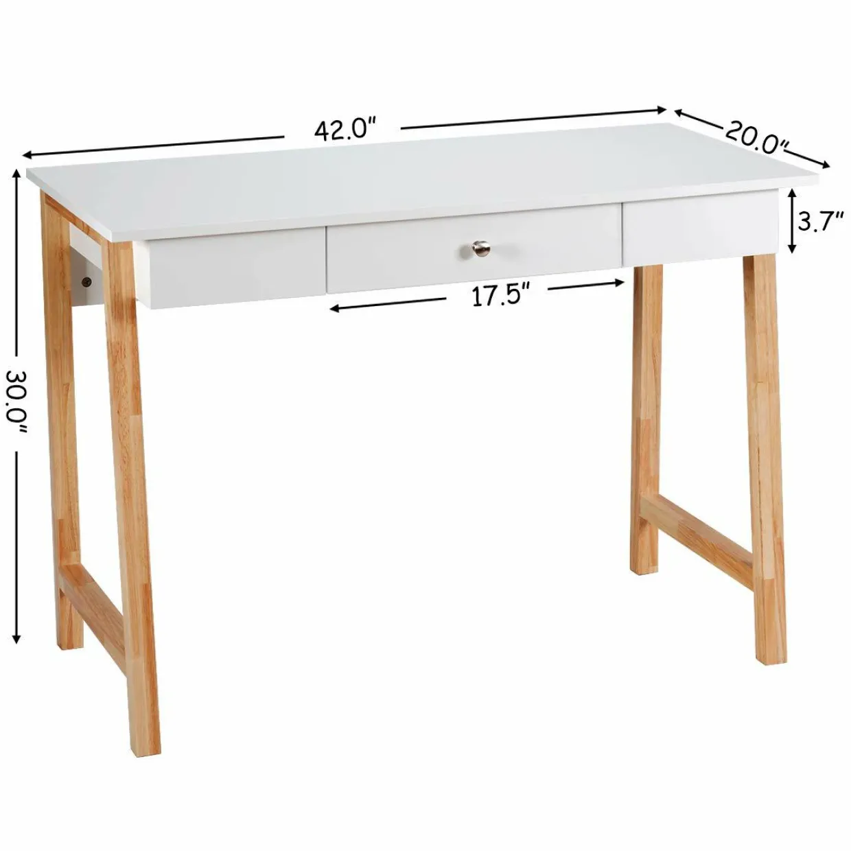 Tangkula Computer Desk with Storage Drawers