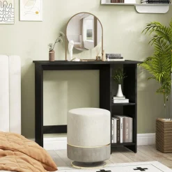 Tangkula Computer Desk with Storage Shelves