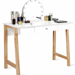 Tangkula Computer Desk with Storage Drawers