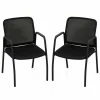 Tangkula Conference Chairs, Office Guest Chairs with Ergonomic Mesh Backrest