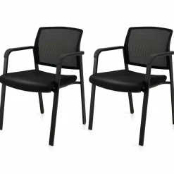 Tangkula Conference Room Chairs, Stackable Office Guest Chairs