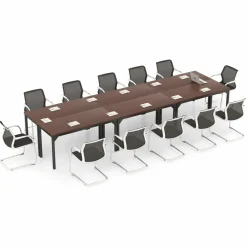 Tangkula Conference Table Set of 8/6/4/2/1