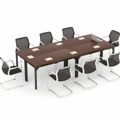 Tangkula Conference Table Set of 8/6/4/2/1