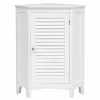 Tangkula Corner Bathroom Cabinet with Single Shutter Door