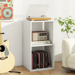 Tangkula 2-Cube Bookcase, 3-Tier Bookshelf with Open Compartments
