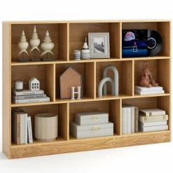 Tangkula 10-Cube Bookshelf, 55