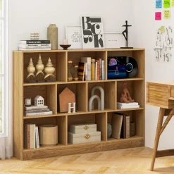 Tangkula 10-Cube Bookshelf, 55
