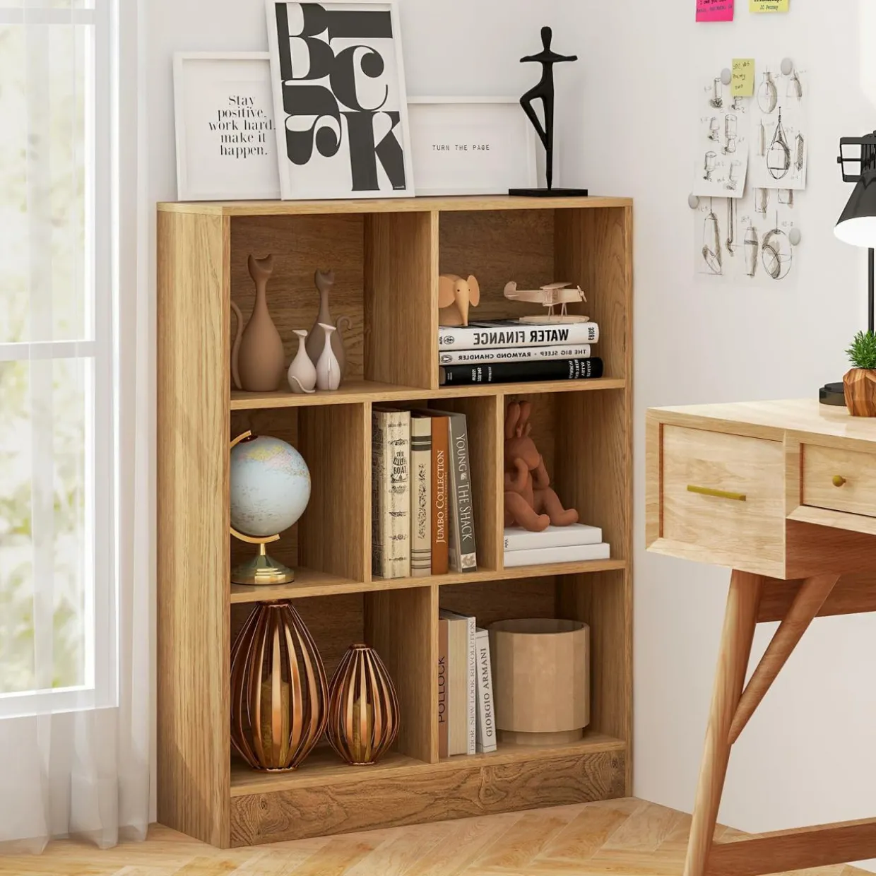 Tangkula 7-Cube Bookshelf, 41