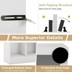 Tangkula 5-Cube Bookshelf, 41