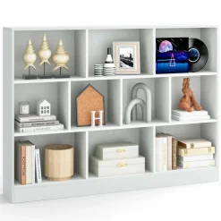 Tangkula 10-Cube Bookshelf, 55