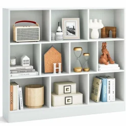 Tangkula 10-Cube Bookshelf, 47.5