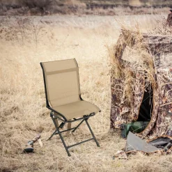 Tangkula 360-degree Swivel Blind Chair, Foldable Free Rotation Hunting Chair, Chair for Camping, Hunting, Fishing