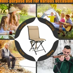 Tangkula 360-degree Swivel Blind Chair, Foldable Free Rotation Hunting Chair, Chair for Camping, Hunting, Fishing