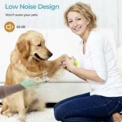 Tangkula Dog Dryer, Pet Blow Dryer with Smart LED Touch Screen, 4 Nozzles, Adjustable Temperature