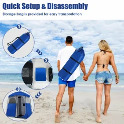 Tangkula Double-Room Shower Tent, Oversize Space Privacy Tent