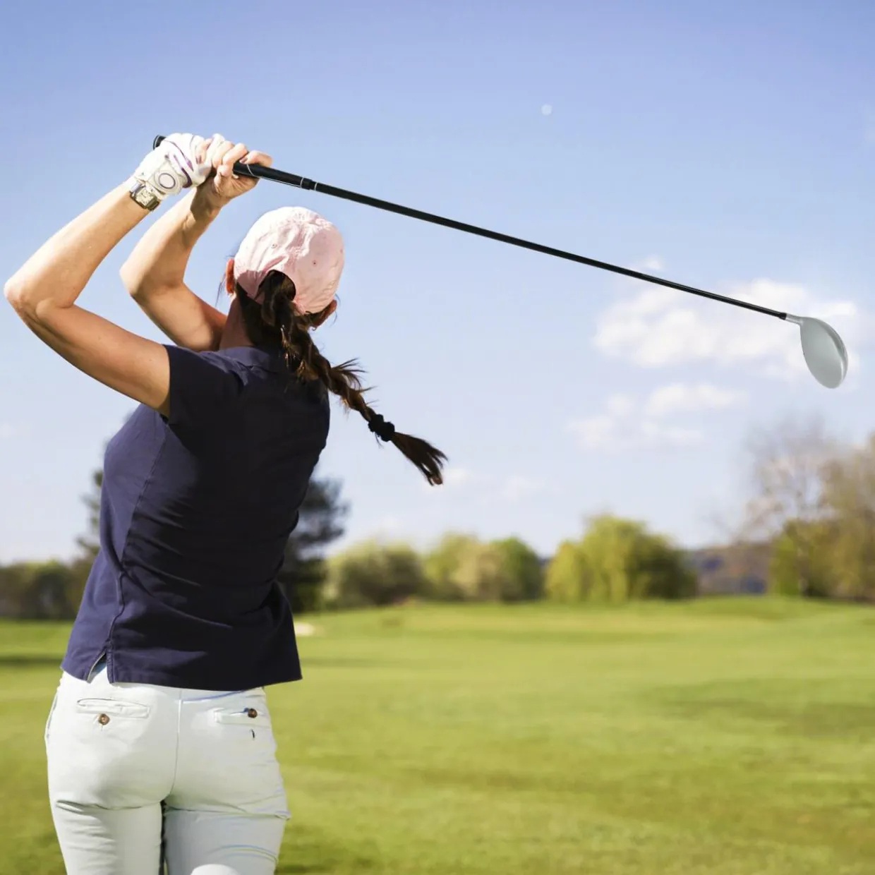 Tangkula Driver Golf Club for Women 460CC, Single Golf Club for Right Handed Golfers