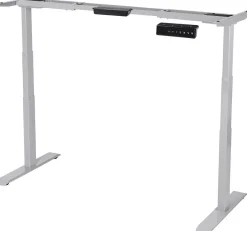 Tangkula Dual Motor Electric Standing Desk Frame, Height & Width Adjustable Motorized Sit Stand Desk Base