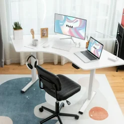 Tangkula Dual Motor Standing Desk Frame, Electric Sit Stand Up Desk Base