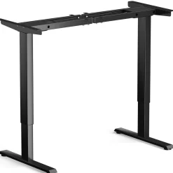 Tangkula Dual-Motor Electric Standing Desk Frame, Width & Height Adjustable Stand up Desk Base