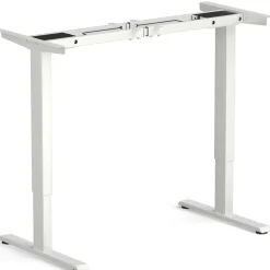 Tangkula Dual-Motor Electric Standing Desk Frame, Width & Height Adjustable Stand up Desk Base