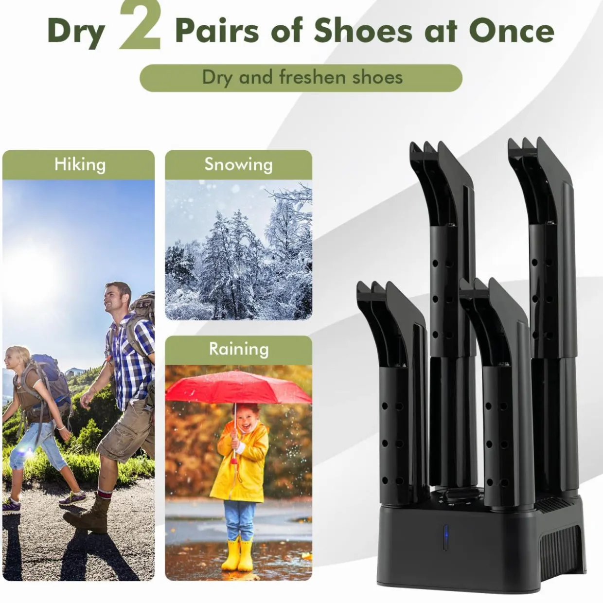 Tangkula Electric Shoe Dryer, Boot Dryer for Mighty Boot Warmer Glove Dryer