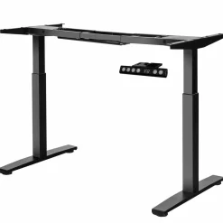 Tangkula Electric Standing Desk Frame, Height & Width Adjustable Motorized Sit Stand Desk Base
