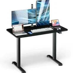 Tangkula Electric Standing Desk, Ergonomic Height Adjustable Sit Stand Desk