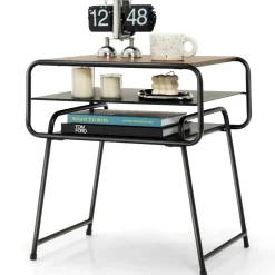 Tangkula End Table, 3-Tier Side Table