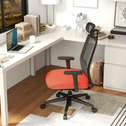 Tangkula Ergonomic Office Chair, 400 lbs Big & Tall Ergonomic Executive Chair with Lumbar Support