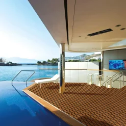 Tangkula EVA Foam Boat Decking Sheet, Self-Adhesive Boat Flooring with Diamond Shape