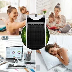 Tangkula Evaporative Air Cooler, 3-in-1 Air Cooling Fan with 2 Ice Crystal Boxes, 3-Mode