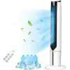 Tangkula Evaporative Cooler, Include Remote Control, 4 Ice Packs, Portable Bladeless Cooler with 3 Modes