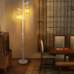 Tangkula Farmhouse Floor Lamp, 65